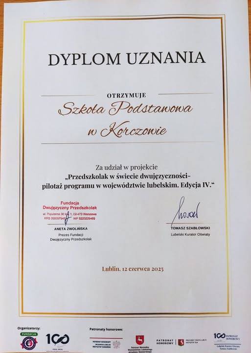 „Przedszkolak w świecie dwujęzyczności”