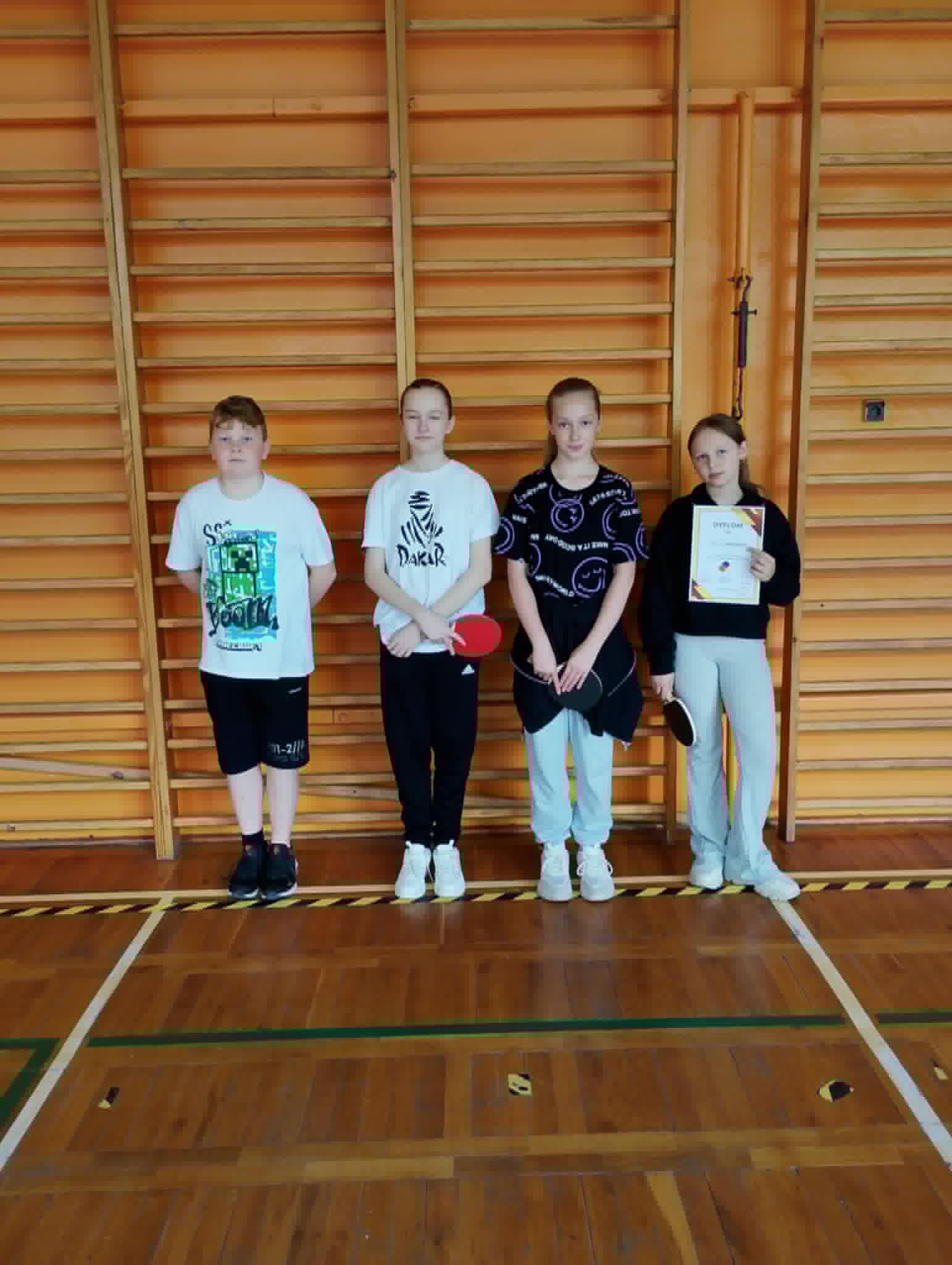 Gminny Turniej Tenisa Stołowego z udziałem naszej szkoły