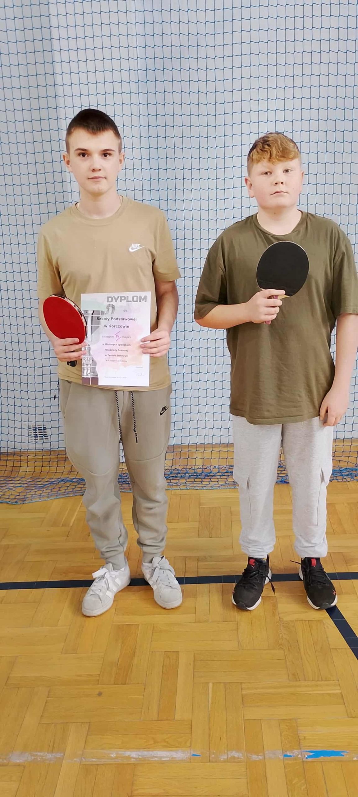 Gminne Igrzyska Młodzieży w tenisie stołowym w Dereźni