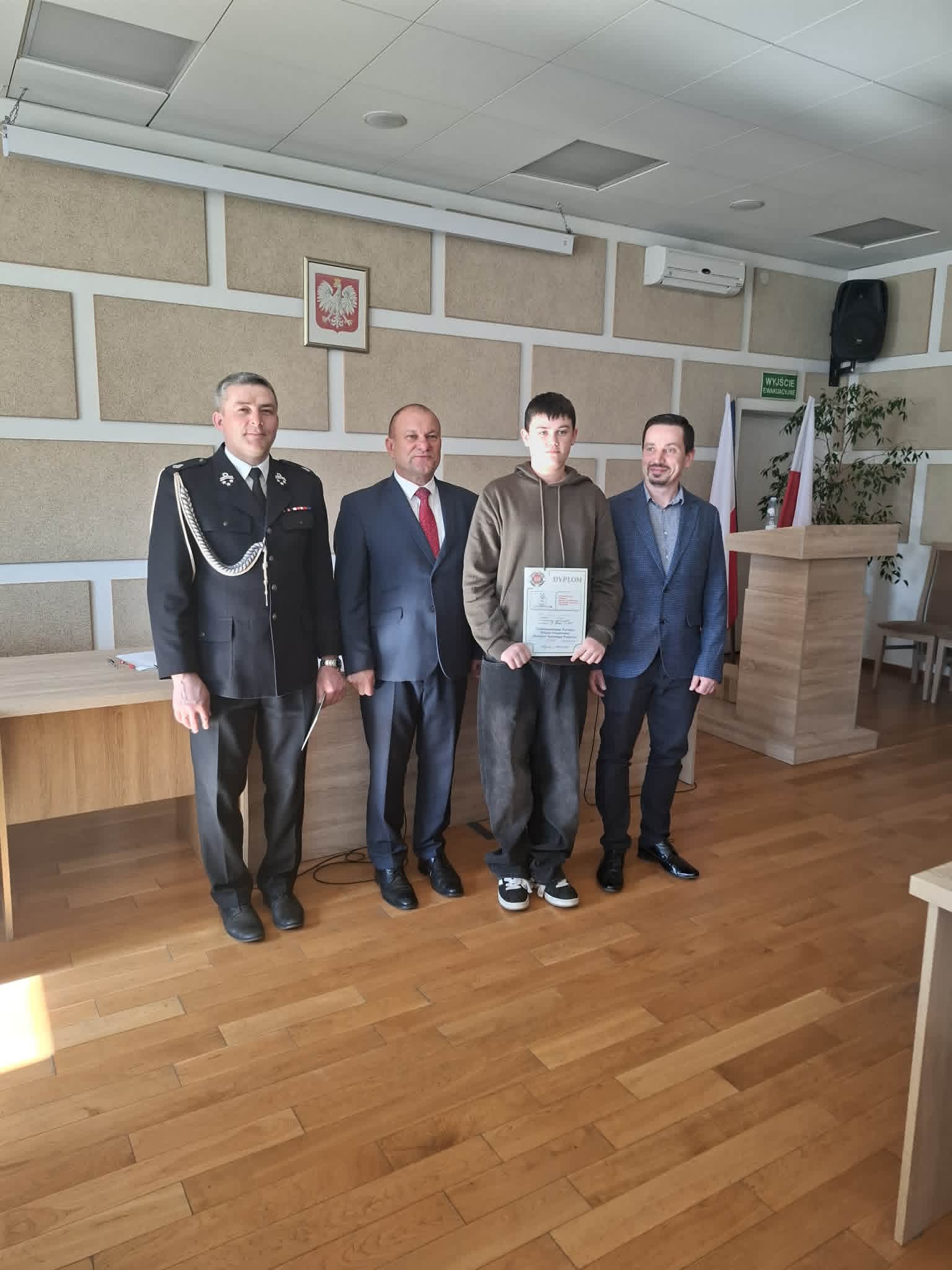 III miejsce naszego ucznia w gminnych eliminacjach turnieju pożarniczego