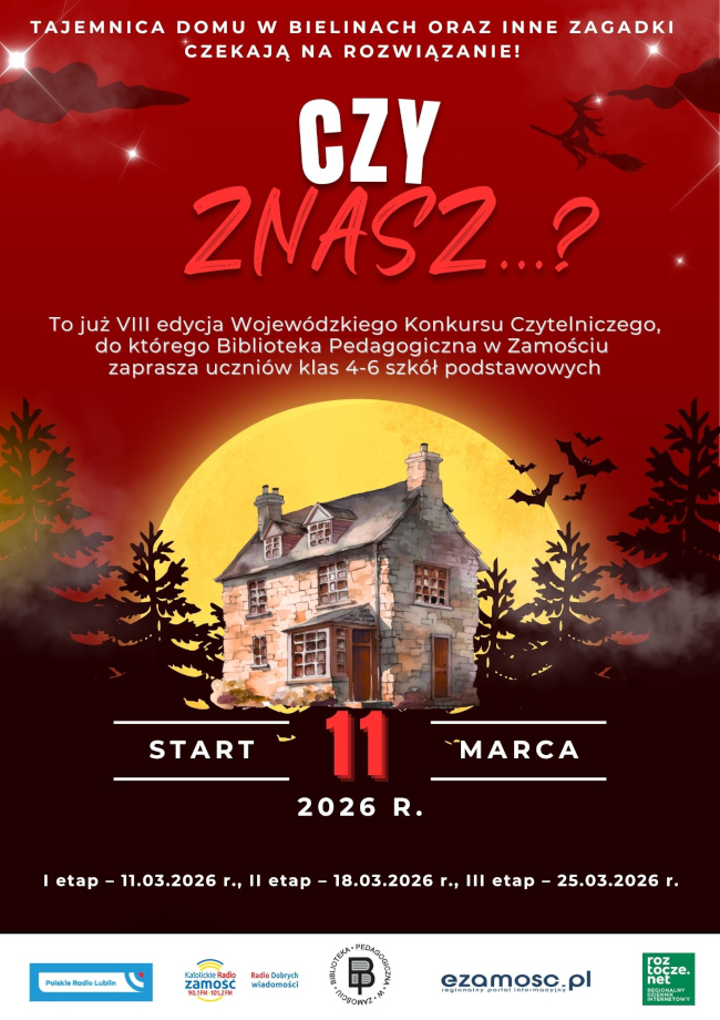 Sukces ucznia klasy V w Wojewódzkim Konkursie Czytelniczym „Czy znasz…?”