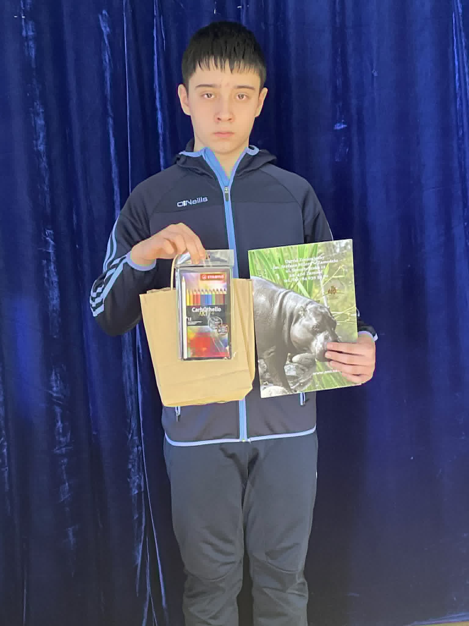 Udział uczniów w Wojewódzkim Konkursie Plastycznym „Zimowy przyjaciel zwierząt”