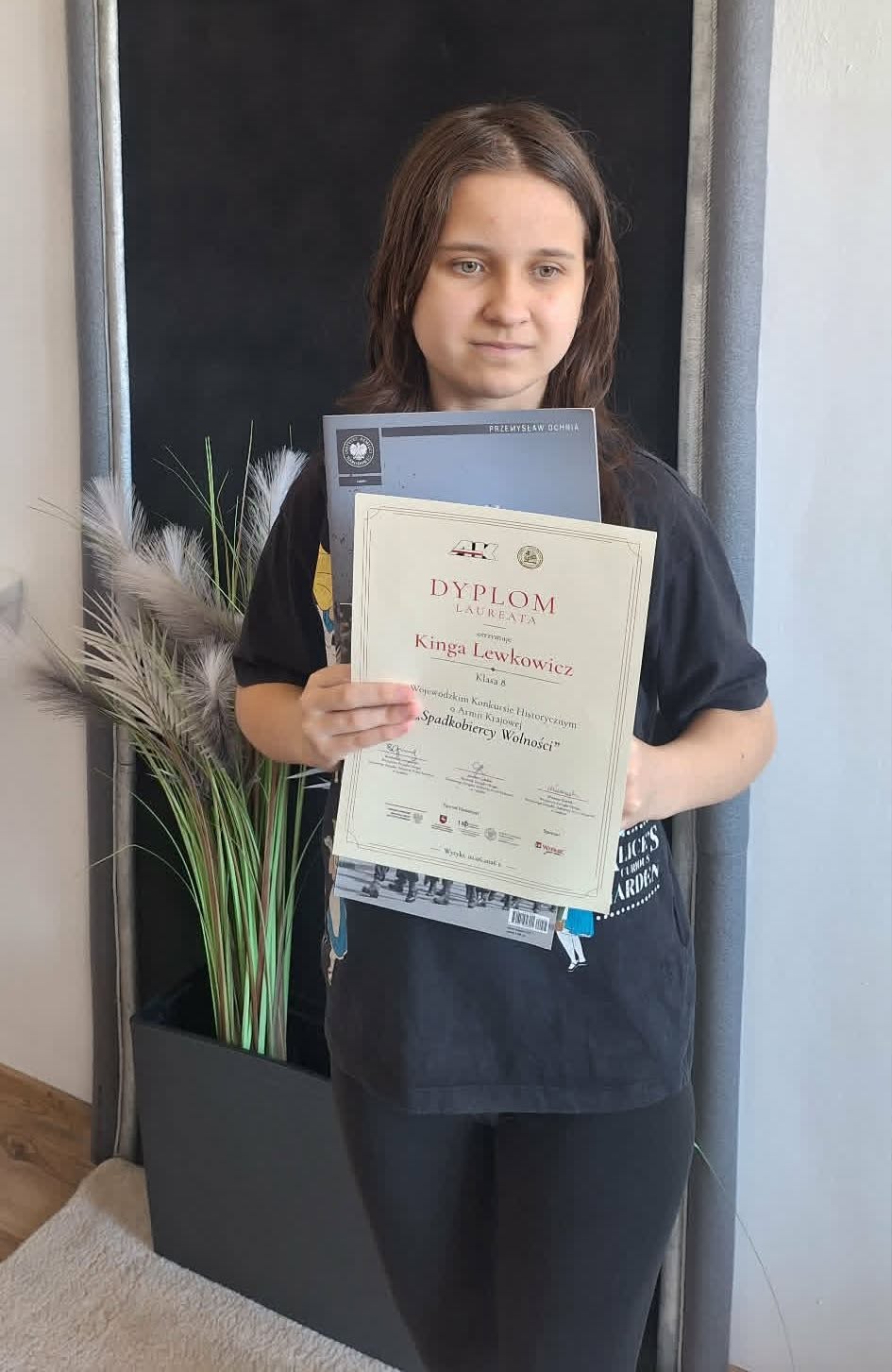 Kinga Lewkowicz laureatką Wojewódzkiego Konkursu „Spadkobiercy Wolności”!